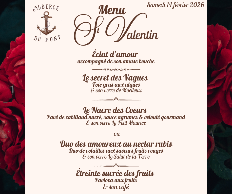 FB ADP 2026 - MENU SAINT VALENTIN FB ADP 2026 - MENU SAINT VALENTIN